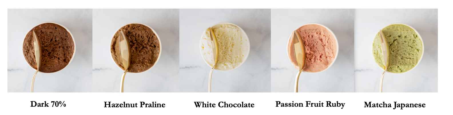 Mojo Mousse Bar Flavours