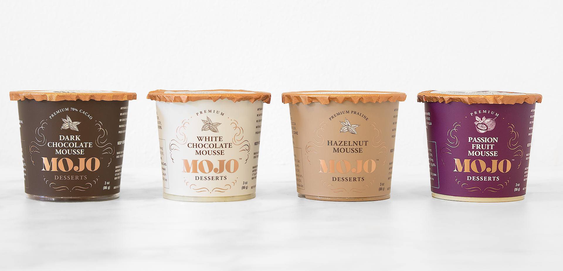 Mojo Mousse Bar Flavours