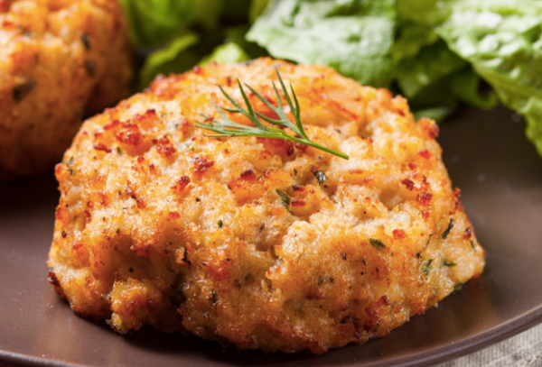 Crab Cake with Green Salad